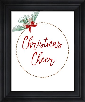 Framed Christmas Cheer Print