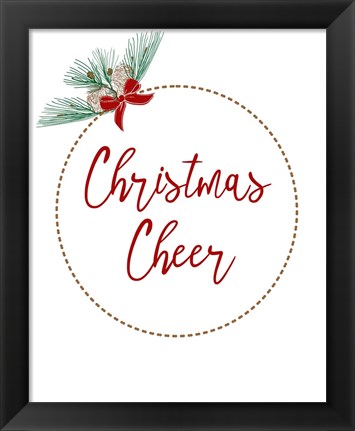 Framed Christmas Cheer Print