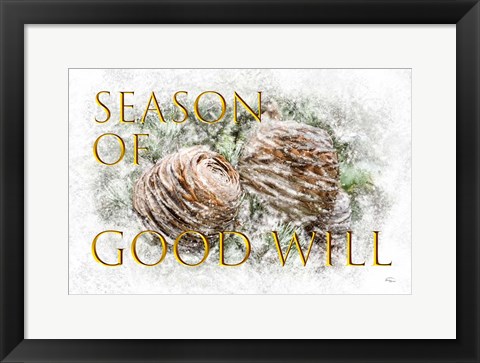 Framed Season of Goodwill Print