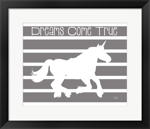 Framed Dreams Come True Print