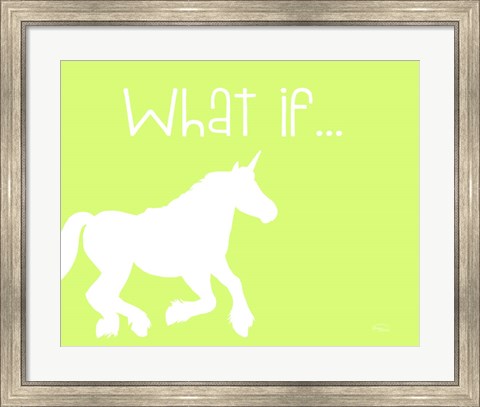 Framed What If? Print