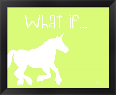 Framed What If? Print
