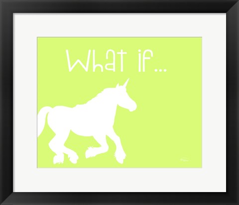 Framed What If? Print