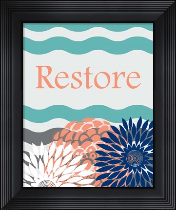 Framed Restore Waves Print