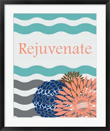Framed Rejuvenate Waves Print