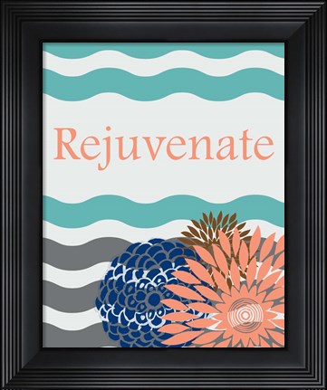 Framed Rejuvenate Waves Print