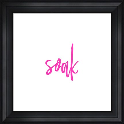 Framed Soak Print