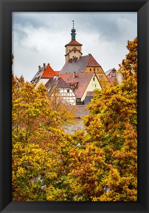 Framed Fall Colors of Rothenburg III Print