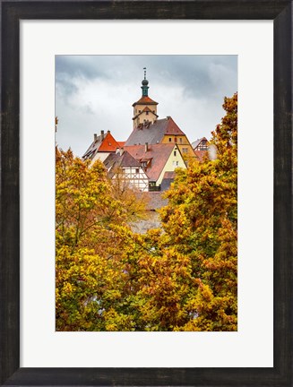 Framed Fall Colors of Rothenburg III Print