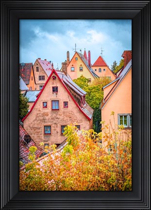 Framed Fall Colors of Rothenburg II Print
