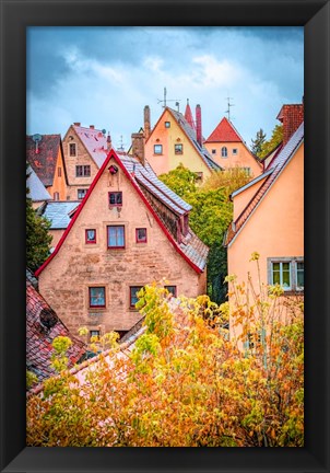 Framed Fall Colors of Rothenburg II Print