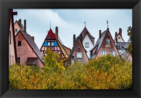 Framed Fall Colors of Rothenburg I Print