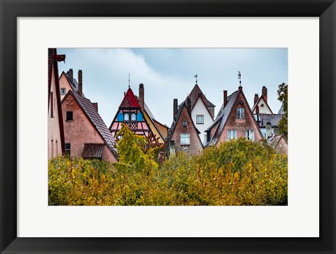 Framed Fall Colors of Rothenburg I Print