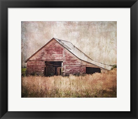 Framed Red Shed Print