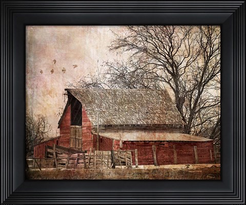 Framed Old Cope Place Print