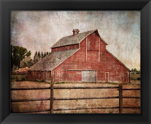 Framed York Road Barn Print
