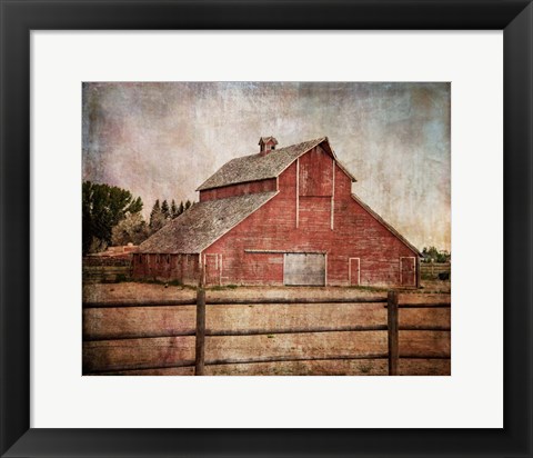 Framed York Road Barn Print