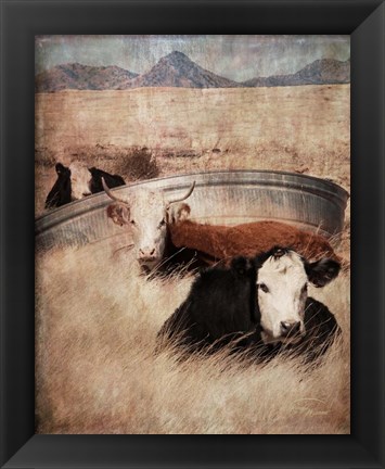 Framed Watering Hole Print