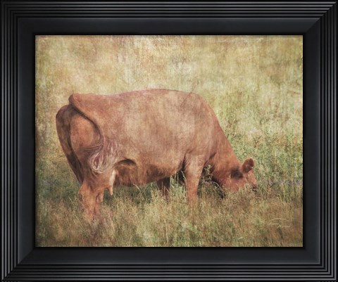 Framed Lush Pastures Print