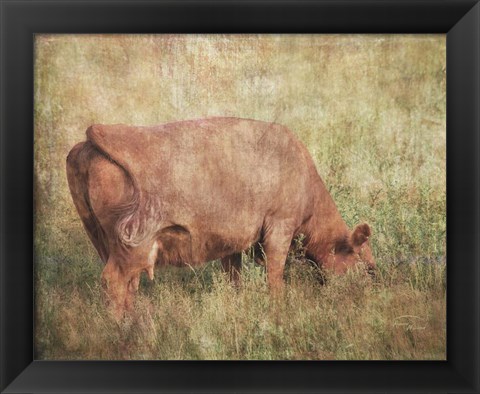 Framed Lush Pastures Print