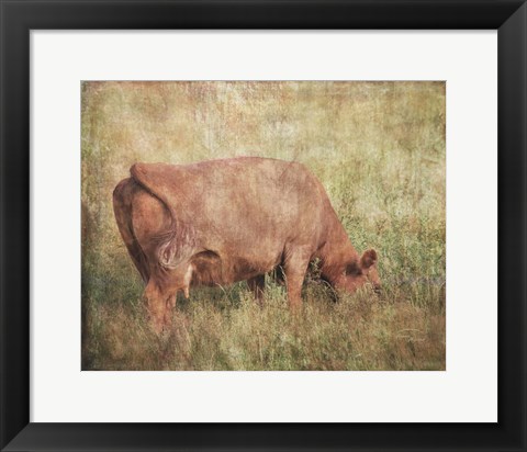 Framed Lush Pastures Print