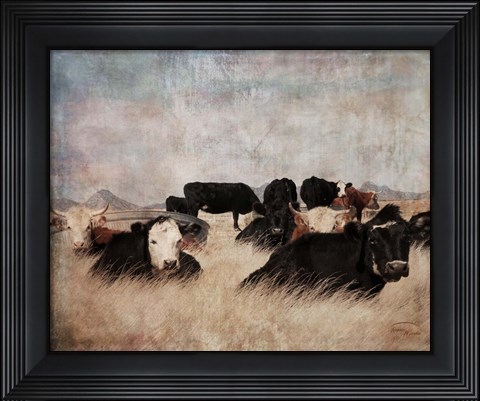 Framed Takin It Easy Print
