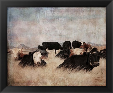 Framed Takin It Easy Print