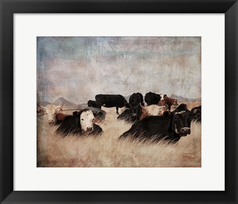 Framed Takin It Easy Print