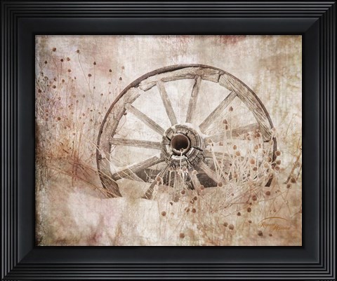 Framed Wagonwheel Print