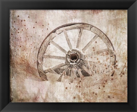 Framed Wagonwheel Print