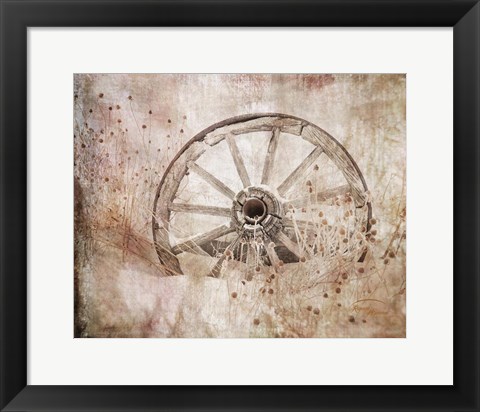 Framed Wagonwheel Print