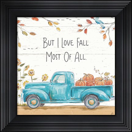 Framed Fall Market IV Print