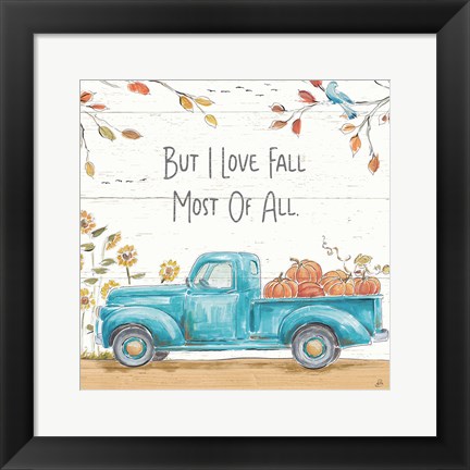 Framed Fall Market IV Print