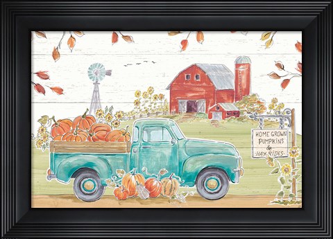Framed Fall Market I Print