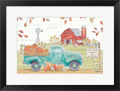 Framed Fall Market I Print