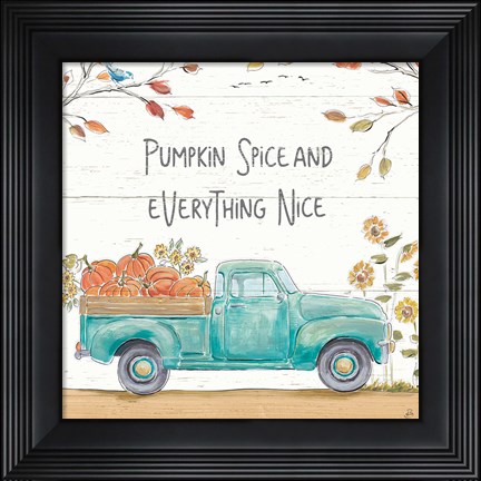 Framed Fall Market III Print