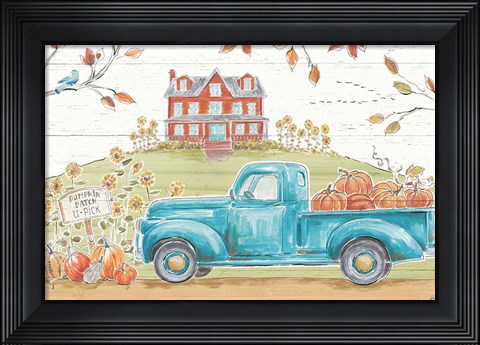 Framed Fall Market II Print