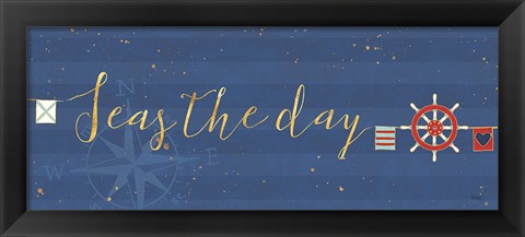Framed Underlined Nautical VI Print