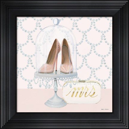 Framed Wedding Glamour II Print