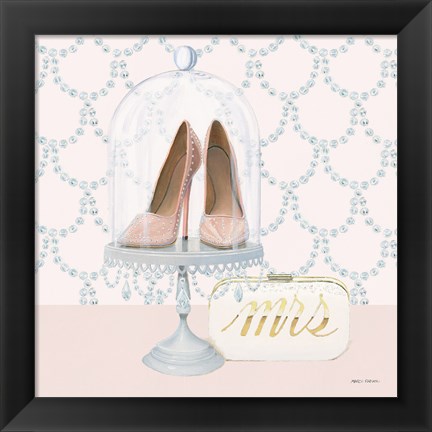 Framed Wedding Glamour II Print