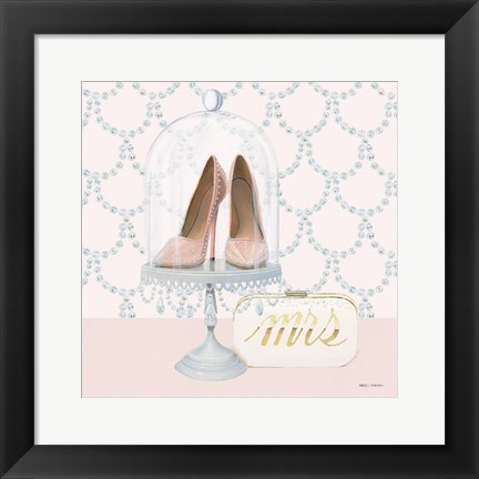Framed Wedding Glamour II Print