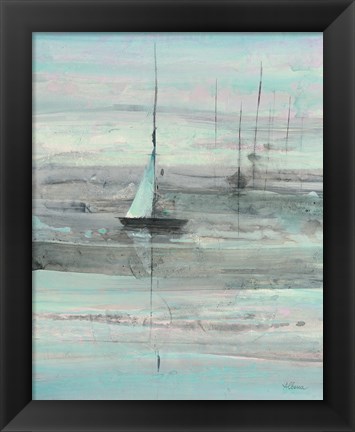 Framed Ice Sailing Print