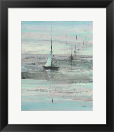 Framed Ice Sailing Print