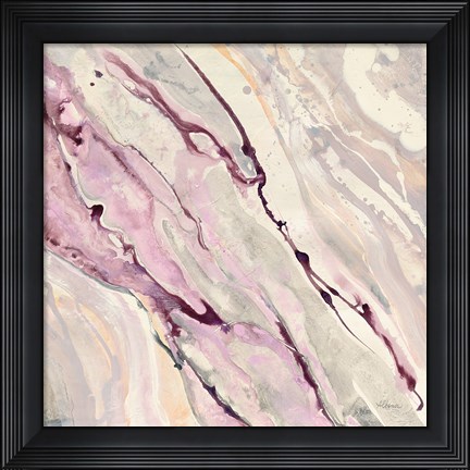 Framed Flowing II Print