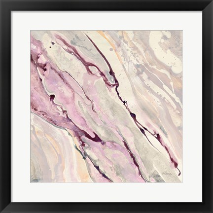 Framed Flowing II Print