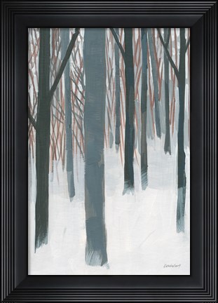 Framed Winter Woods Print