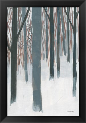 Framed Winter Woods Print