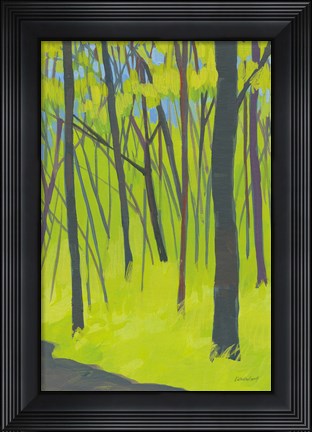 Framed Spring Woods Print