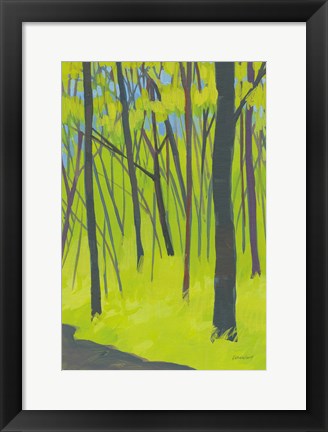 Framed Spring Woods Print