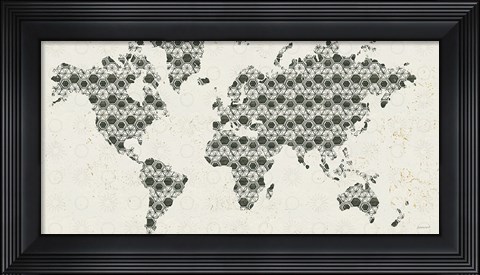 Framed Kami Map v2 Print